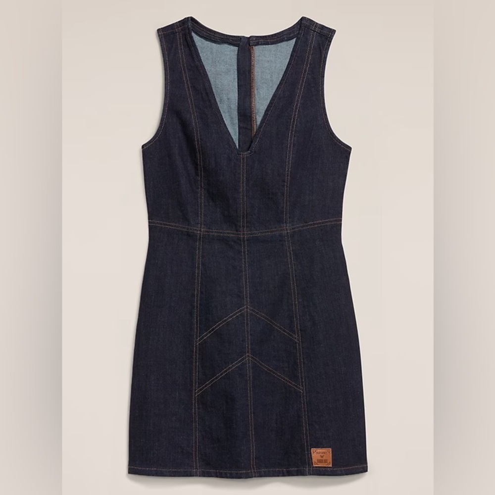 NWT! Old Navy x Anna Sui Sleeveless Denim Mini Dress - Picture 3 of 10